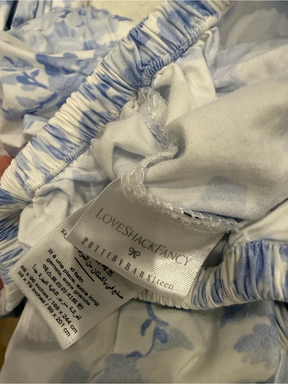 PotteryBarn Teen LoveShackFancy LoveShackFancy Garden Damask Organic Sheet Set - Picture 6 of 6